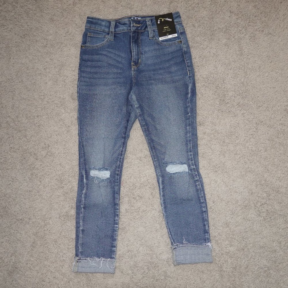 BRAND NEW Girls Size 12 art class skinny, high rise, ankle length jeans